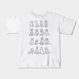 Taxonomy of Cat Breeds Kids T-Shirt